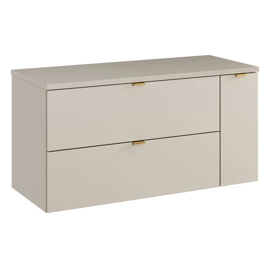 Vonios spintelė 100 cm su stalviršiu ir krovinine spintele-dc b 100cm lc