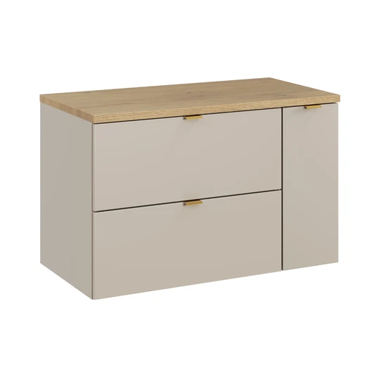 Spintelė 80 cm su stalviršiu ir ūkine spintele – DC B Cremona 80 cm LC