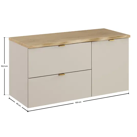 Vonios spintelė Dalia Cashmere 100 cm