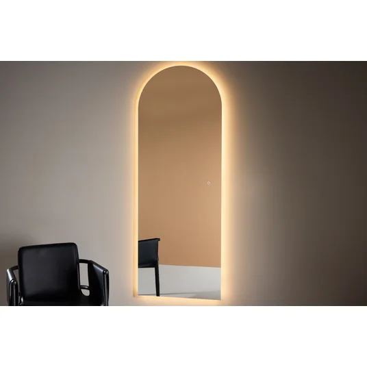 Skeppsvik x Josefin Lustig 70x185 cm - Mirror Lamp - Black / Clear