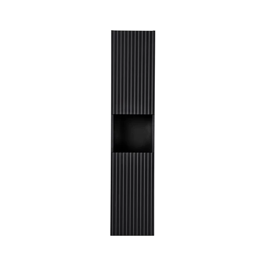 Aukšta spintelė su 2 durelėmis NOVA BLACK D 80-03-2D(W80-02D)