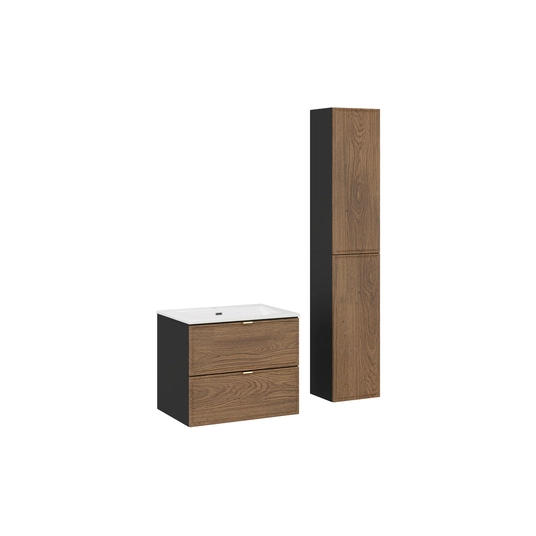 Baldų komplektas 60 cm su SKY praustuvu ir puskolonėlėmis-tc 60 cm um sky 2sp
