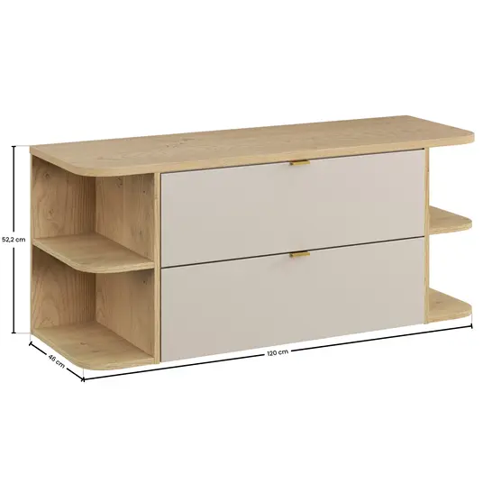 Spintelė 120 cm su stalviršiu – SET–DC B CREMONA 120 CM LRSM