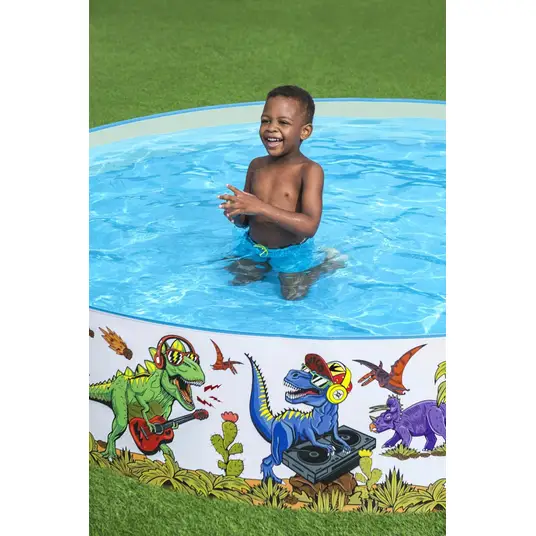 Vaikiškas baseinas Bestway Dinosaurs, 244x46 cm