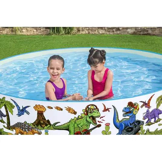 Vaikiškas baseinas Bestway Dinosaurs, 244x46 cm