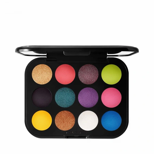 MAC, Connect In Colour, Eyeshadow Palette, Hi-Fi Colour, 12 Shades, 12.2 g