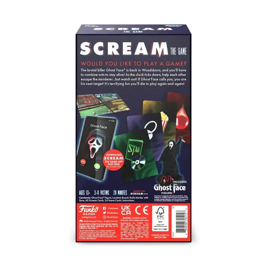 Lauamäng Scream The Game (EN) Funko