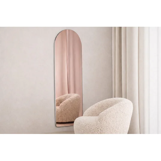 Sarasota Mirror 66x193 cm - Rosegold Glass