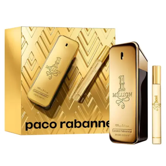 Komplekt Paco Rabanne: 1 Million, Eau De Toilette, meestele, 100 ml + 1 Million, Eau De Toilette, meestele, 10 ml