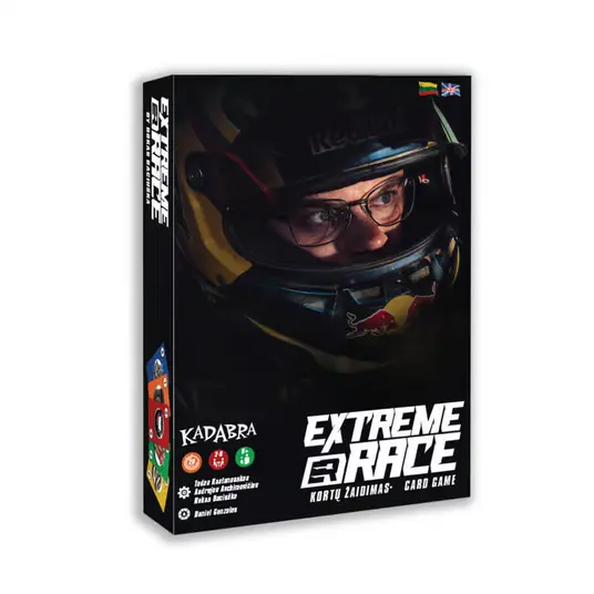 Kortų žaidimas Extreme Race by Rokas Baciuška