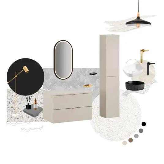 60 cm mööblikomplekt koos Lava pesemisaluse ja kõrge kapiga SET-DC 60CM UM LAVA WH HC
