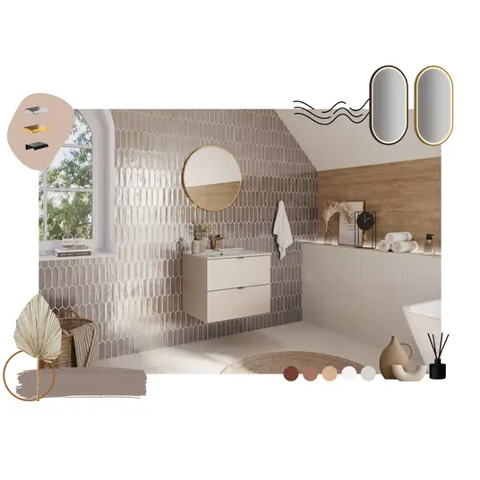 60 cm mööblikomplekt koos Lava pesemisaluse ja kõrge kapiga SET-DC 60CM UM LAVA WH HC