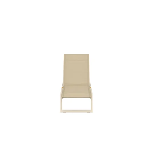 Mexico Sun Lounge 2-pack - Beige/Teak