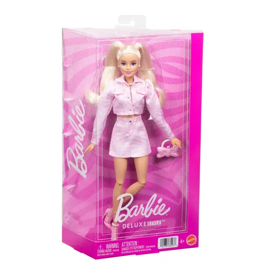 BARBIE DELUXE FASHIONISTAS šviesiaplaukė lėlė (JJN69) kaina