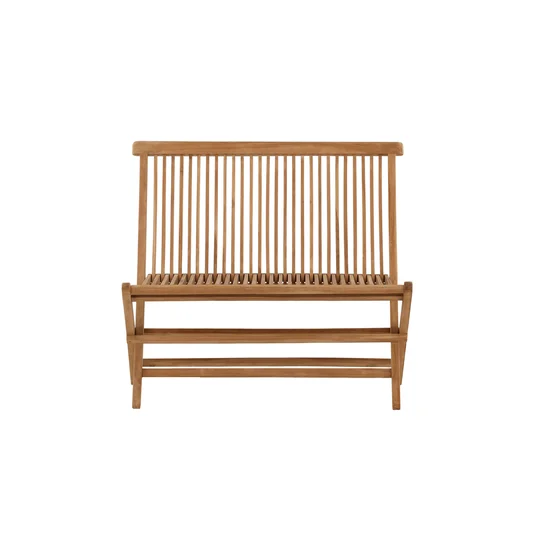 Ghana - Folding Bench- Natural - Teak -