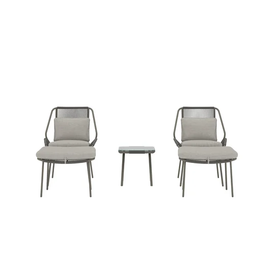 Zakynthos Lounge Set - Brown / Brown