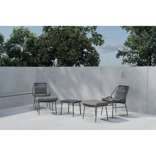 Zakynthos Lounge Set - Brown / Brown