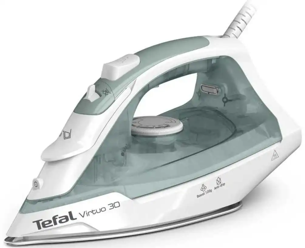 Tefal Virtuo 30 tvaika gludeklis, pelēks