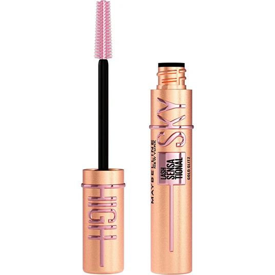 Maybelline - Mascara Lash Sensational Sky High Rosegold Glitz 7.5 ml - Black