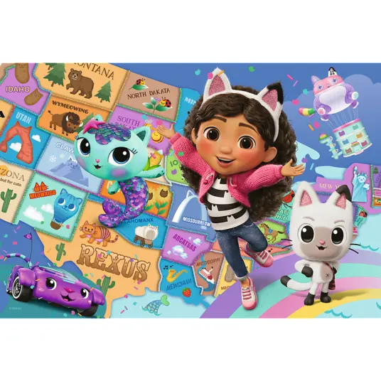 TREFL GABBY´S DOLLHOUSE Pusle, 100 osa