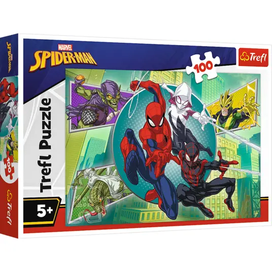 TREFL SPIDER-MAN dėlionė „Žmogus-voras“, 100 det.