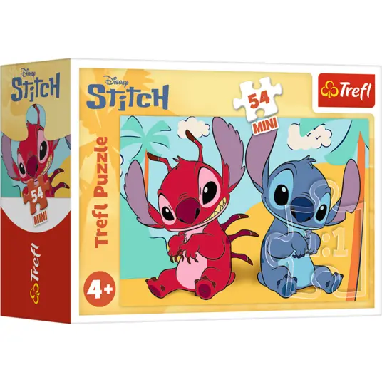 TREFL DISNEY STITCH 4 dėlionių rinkinys „Lilo&Stitch“
