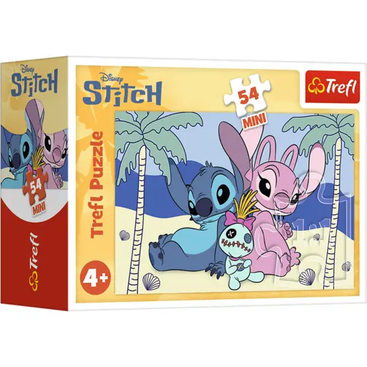TREFL DISNEY STITCH 4 dėlionių rinkinys „Lilo&Stitch“