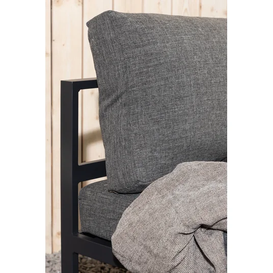 Copacabana Middle Part - Black Alu / Grey Cushion