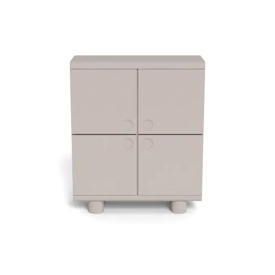 Magee cabinet, Top MDF grey , Base MDF grey , 100x40x120 cm
