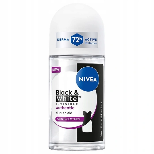 NIVEA_Black & White Authentic deodorant koos palliga 50 ml