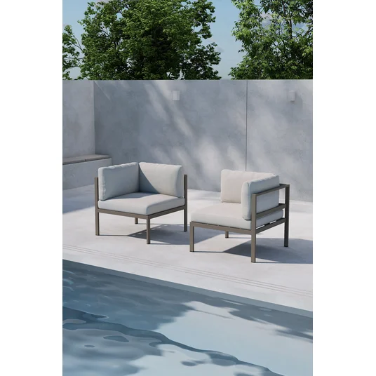 Copacabana Sofa Module Corner - Brown / Beige