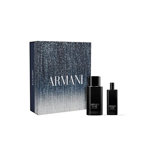 Vyriški kvepalai, Code for Men Eau de Parfum dovanų rinkinys EDP 75 ml ir EDP 15 ml 75 ml