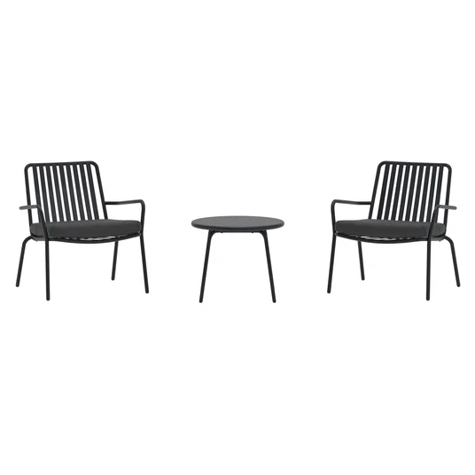 Mykonos Lounge Set - Black / Black