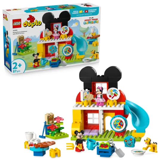 LEGO® 10465 DUPLO Disney™ Miki-Hiire klubimaja koos Minnie ja Pluutoga