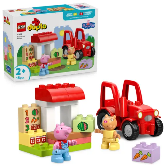 LEGO® 10468 DUPLO Traktor ja turg