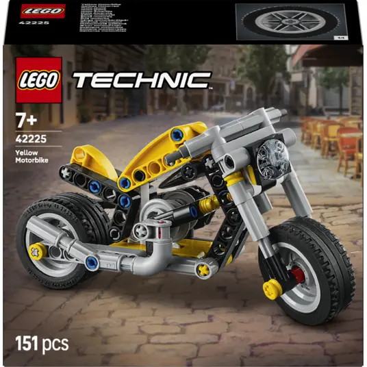LEGO® 42225 Technic Kollane mootorratas