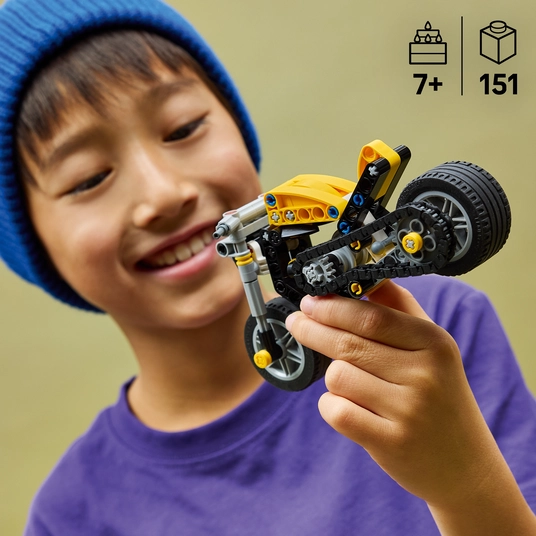 LEGO® 42225 Technic Kollane mootorratas