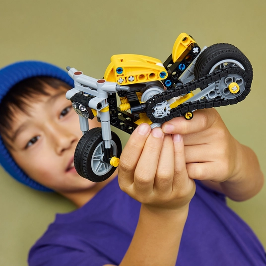 LEGO® 42225 Technic Kollane mootorratas