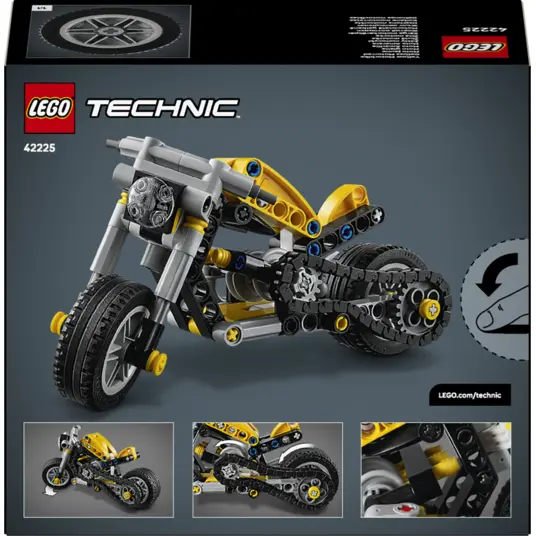 LEGO® 42225 Technic Kollane mootorratas