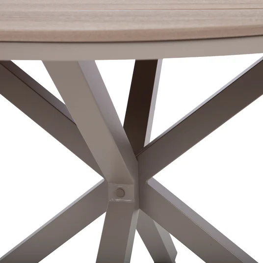 Laud PORTO D110,5xH73cm, beež/hall