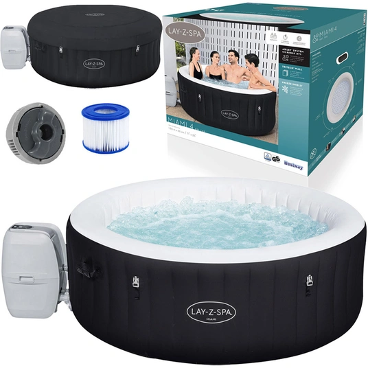 Masāžas baseins Bestway Jacuzzi Lay-Z-Spa MIAMI 4os 180x66cm 60001