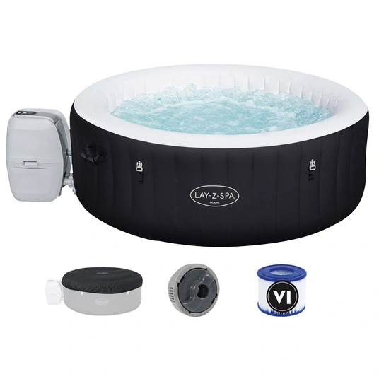 Masāžas baseins Bestway Jacuzzi Lay-Z-Spa MIAMI 4os 180x66cm 60001