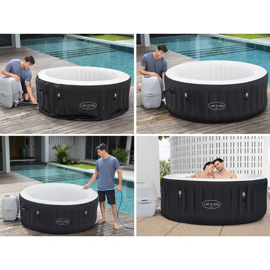 Masāžas baseins Bestway Jacuzzi Lay-Z-Spa MIAMI 4os 180x66cm 60001