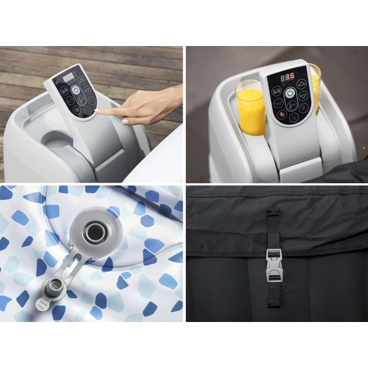 Masāžas baseins Bestway Jacuzzi Lay-Z-Spa MIAMI 4os 180x66cm 60001