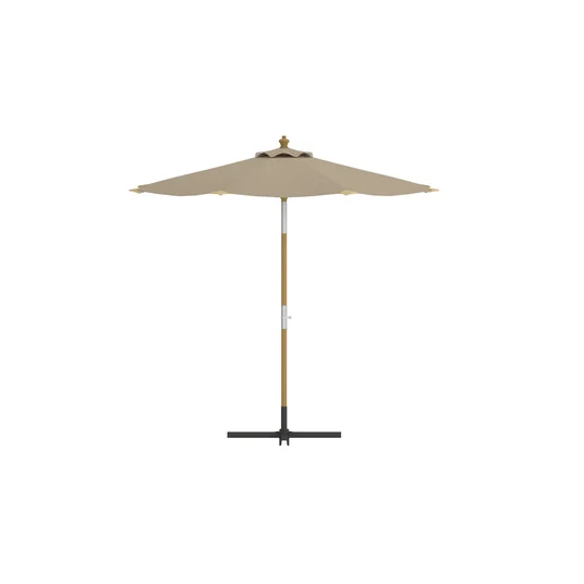 Cerox skėtis 270 cm – smėlio spalvos