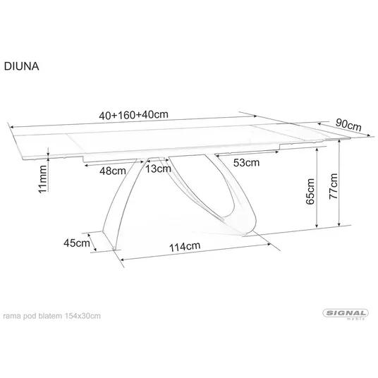 Diuna keraamiline laud
