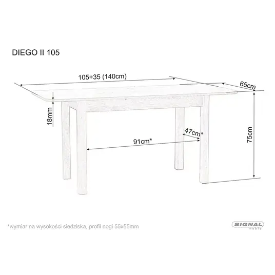 Diego II Tabel 105