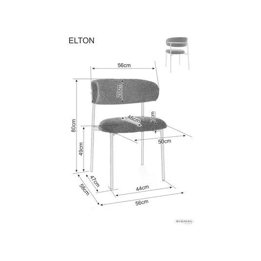 Elton Raven kėdė