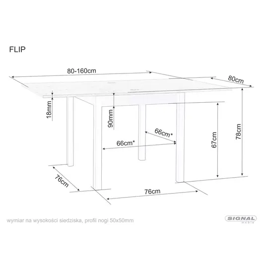 Flip 80 stalas