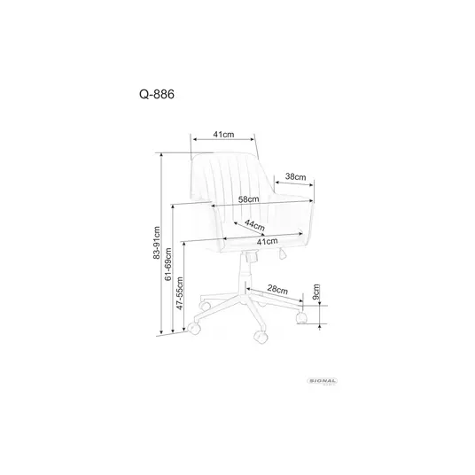 Q-886 Sametist pöörlev tool